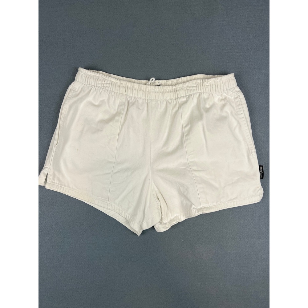 MacGregor Vintage Cotton Shorts 80s Retro Streetwear Minimalist White Cotton Med